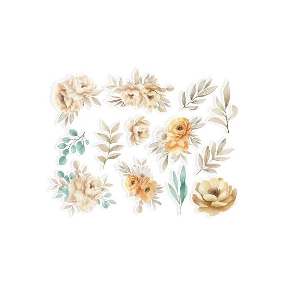 Zestaw elementów Flowers & Leaves - Piątek Trzynastego - Travel Journal, 13 pcs.