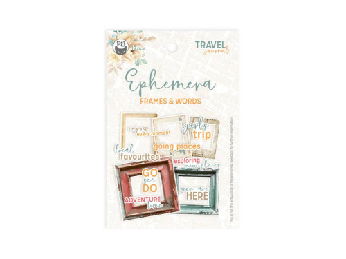 Frames & Words - Piątek Trzynastego - Travel Journal, 13 pcs.