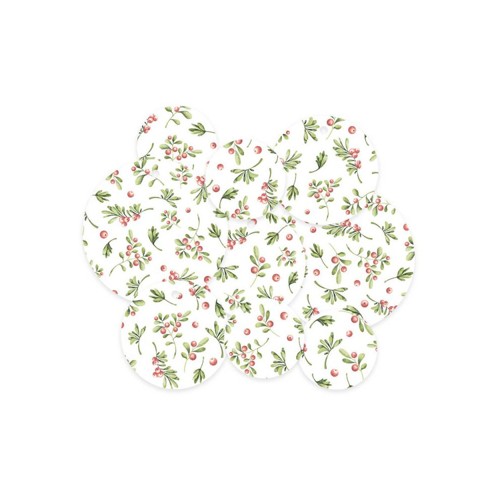 Zestaw tagów - Piątek Trzynastego - Woodland cuties 01, 9 szt.