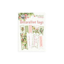 Decorative tags - Piątek Trzynastego - Woodland cuties 02, 10 pcs.