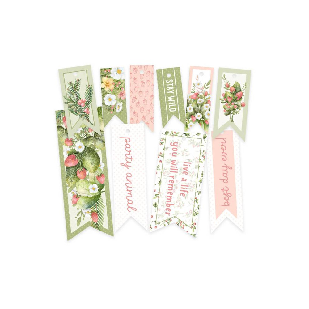 Decorative tags - Piątek Trzynastego - Woodland cuties 02, 10 pcs.