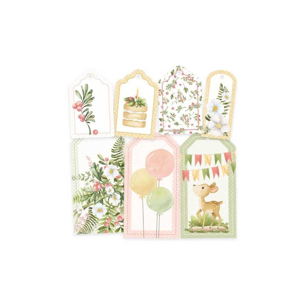 Zestaw tagów - Piątek Trzynastego - Woodland cuties 03, 7 szt.