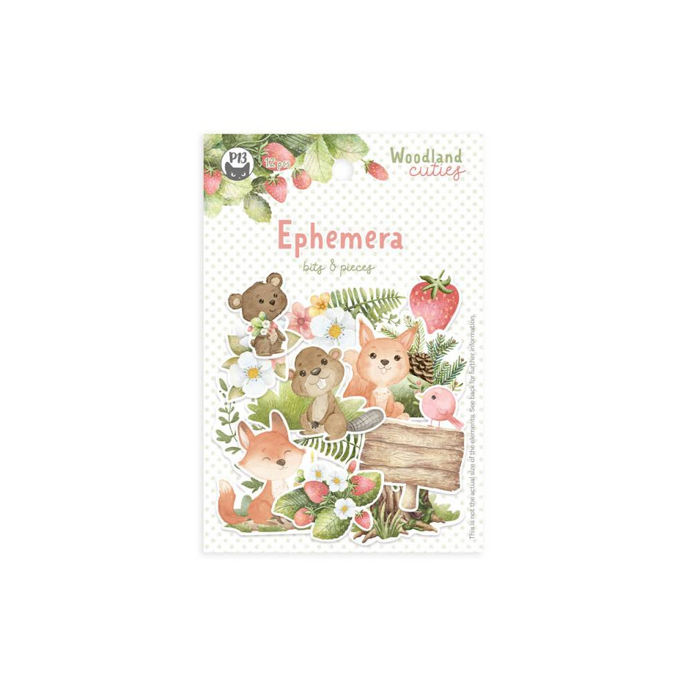 Zestaw elementów - Piątek Trzynastego - Woodland cuties, 12 szt.