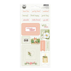 Cardboard stickers - Piątek Trzynastego - Woodland cuties 01