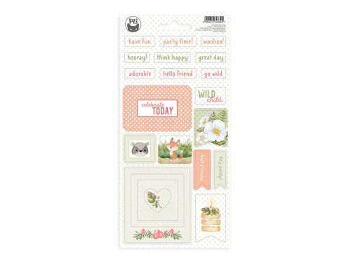 Cardboard stickers - Piątek Trzynastego - Woodland cuties 01