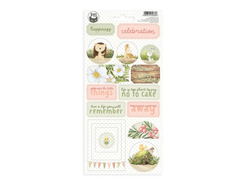 Cardboard stickers - Piątek Trzynastego - Woodland cuties 02