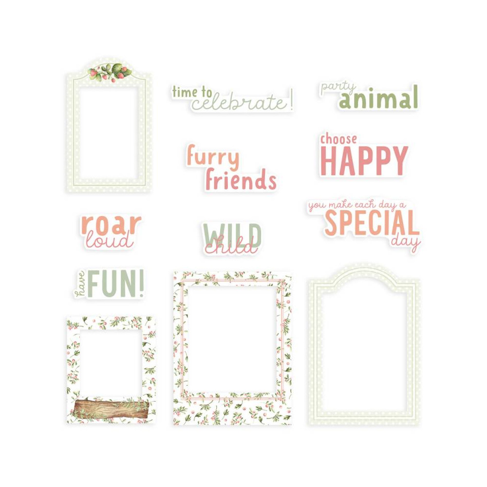 Frames & Words - Piątek Trzynastego - Woodland cuties, 12 pcs.