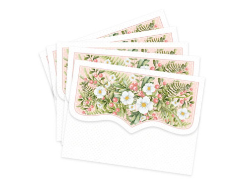 Set of mini envelopes - Piątek Trzynastego - Woodland cuties, 5 pcs.