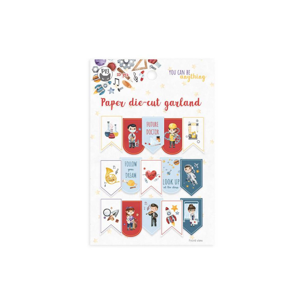 Paper die-cut garland - Piątek Trzynastego - You can be