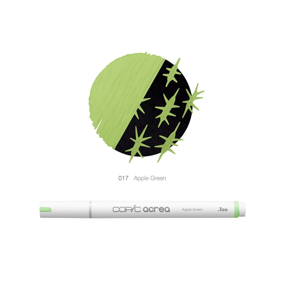 Copic Acrea water-based pigment marker - 017 Apple Green