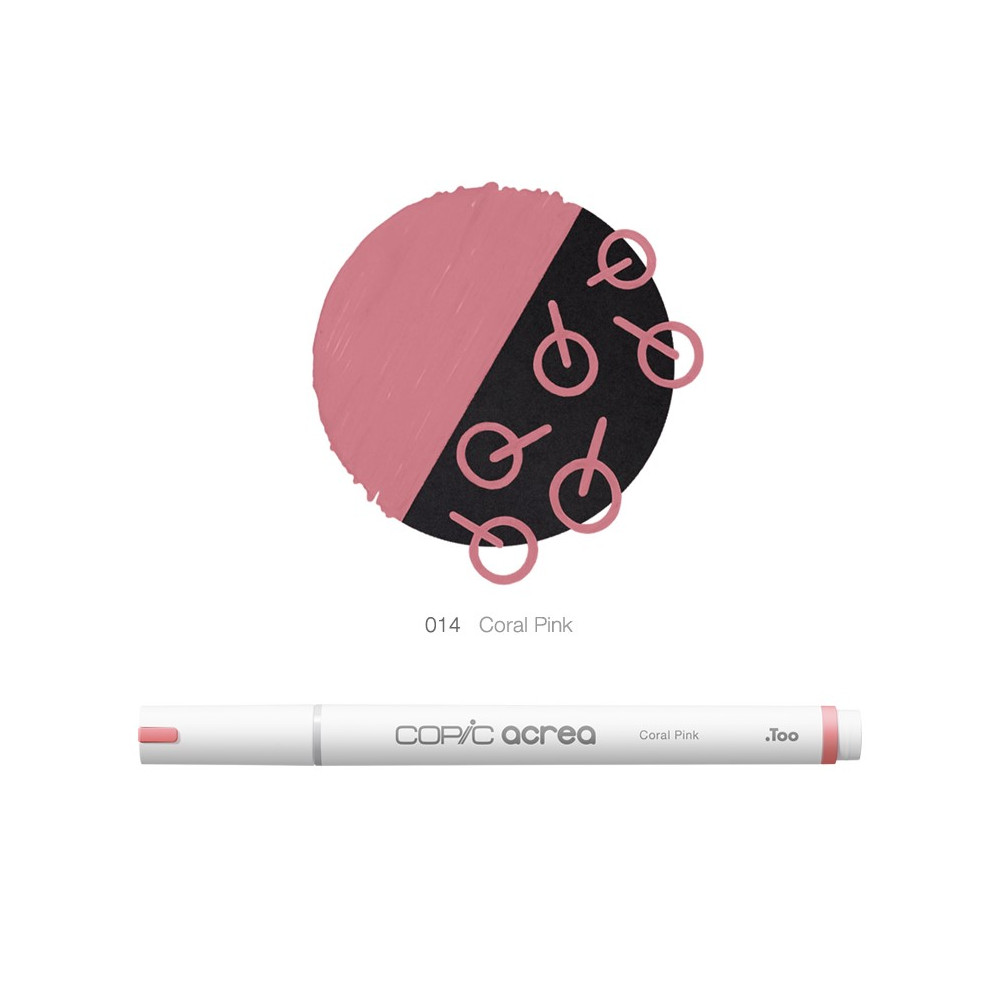 Copic Acrea water-based pigment marker - 014 Coral Pink
