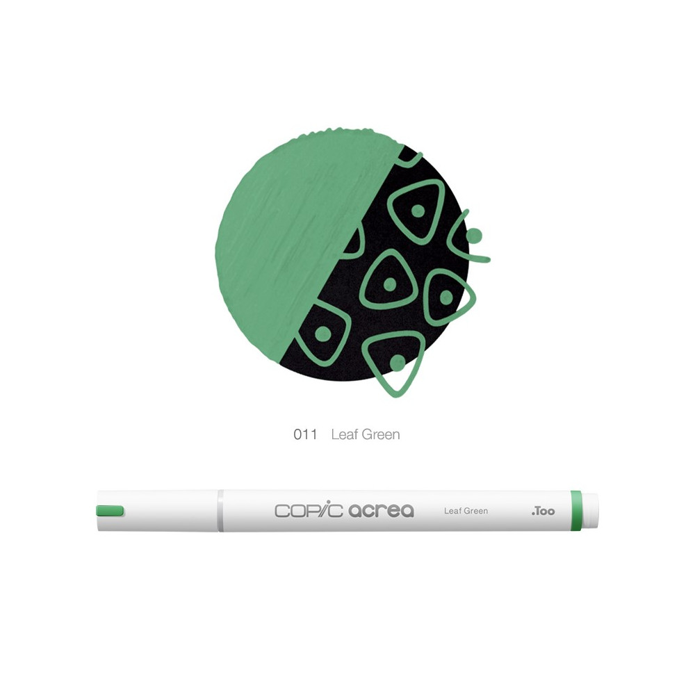 Copic Acrea water-based pigment marker - 011 Leaf Green