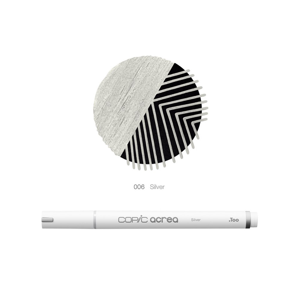 Copic Acrea water-based pigment marker - 006 Silver