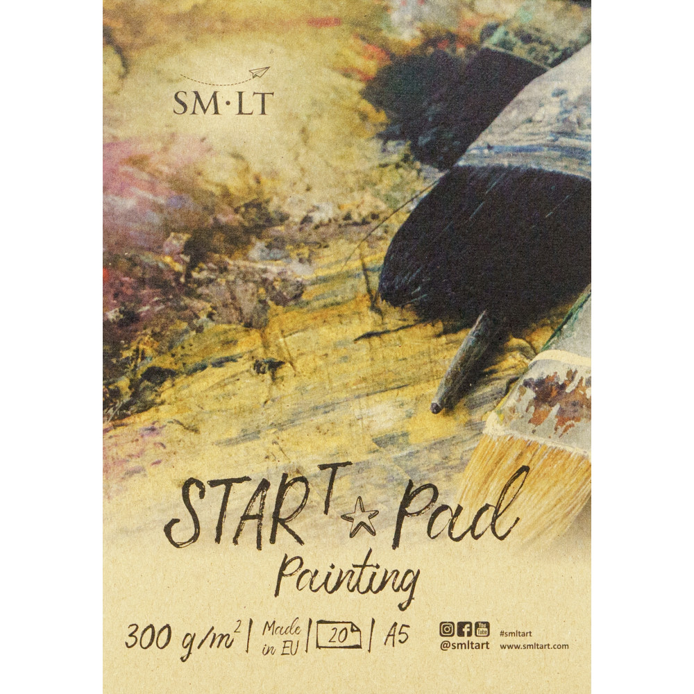 Acrylic and Gouache Start pad A5 - SM-LT - 300 g, 20 sheets