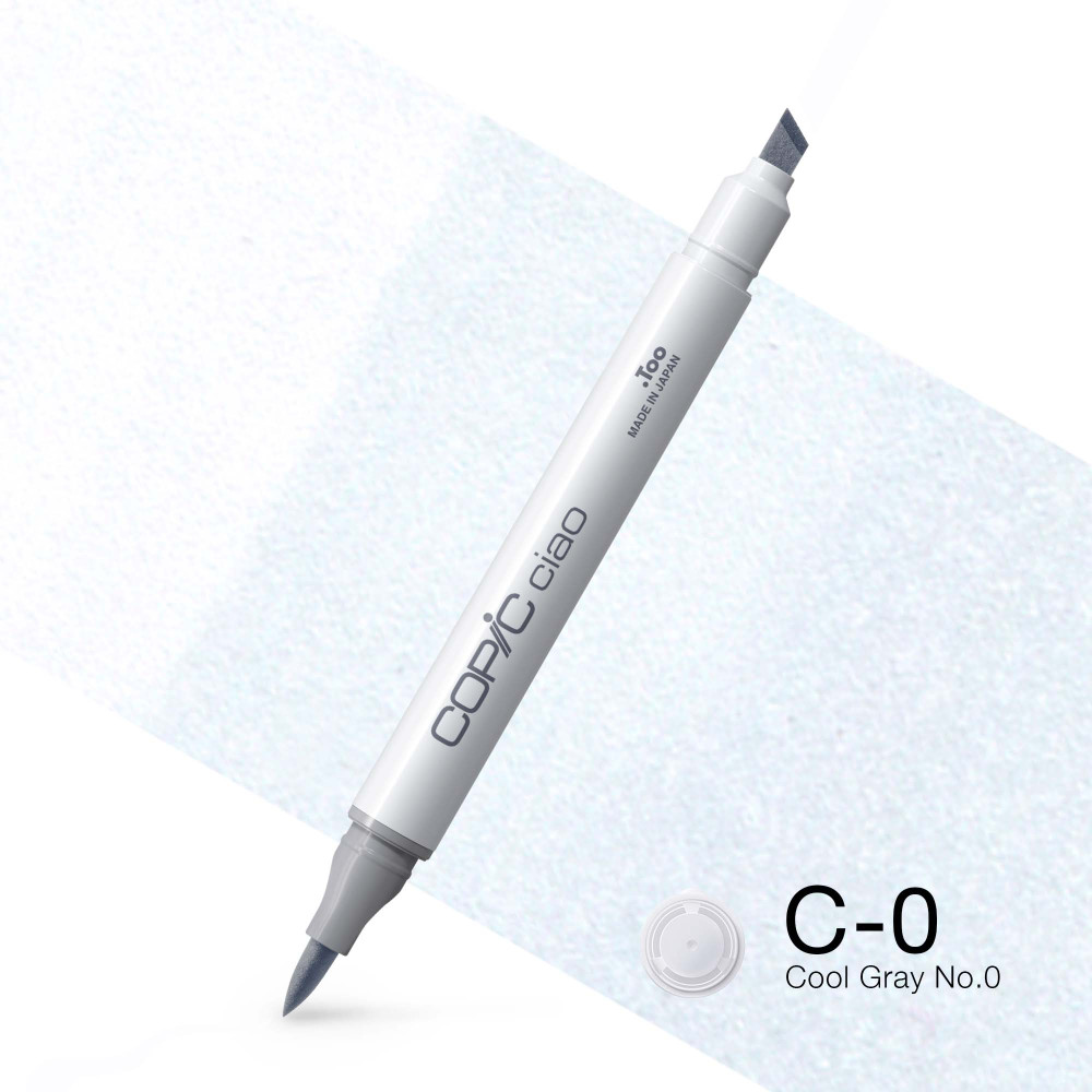 Marker dwustronny Copic Ciao - C-0 Cool Gray No. 0