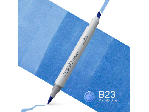 Copic Ciao dual-tip alcohol-based marker - B23 Phthalo Blue