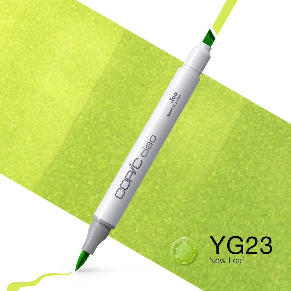 Copic Ciao dual-tip alcohol-based marker - YG23 New Leaf