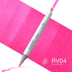 Copic Ciao dual-tip alcohol-based marker - RV04 Shock Pink