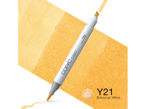 Marker dwustronny Copic Ciao - Y21 Buttercup Yellow