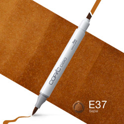 Copic Ciao dual-tip alcohol-based marker - E37 Sepia