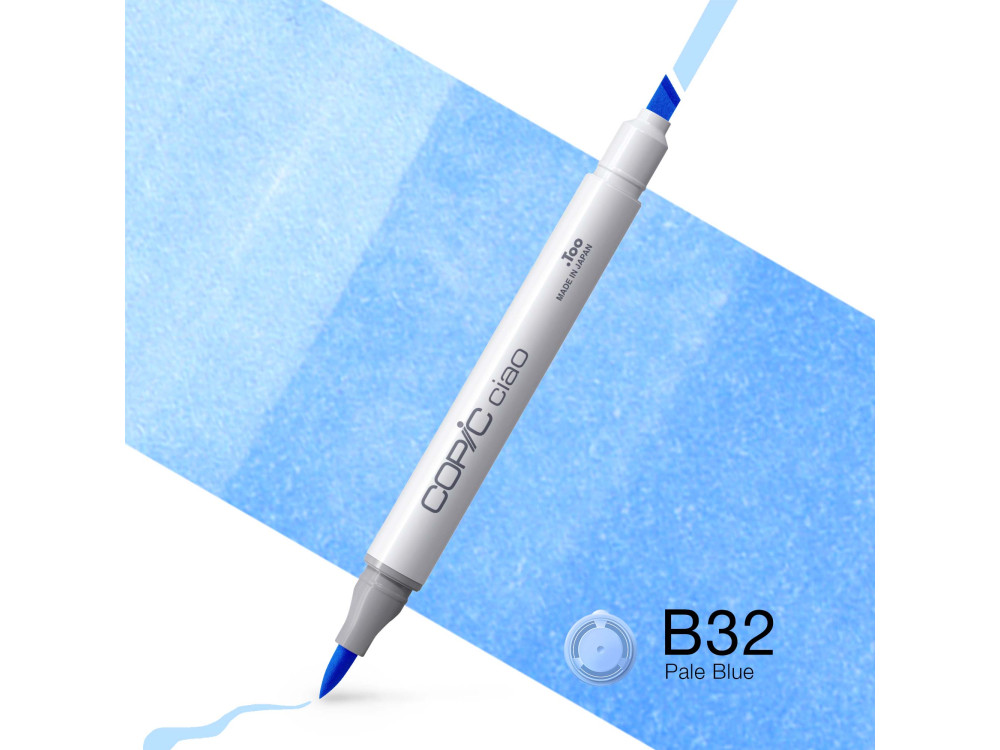Copic Ciao dual-tip alcohol-based marker - B32 Pale Blue