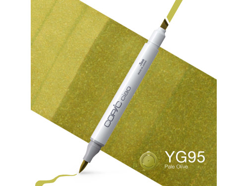 Marker dwustronny Copic Ciao - YG95 Pale Olive