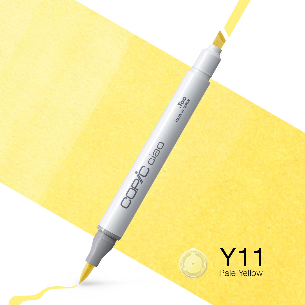 Marker dwustronny Copic Ciao - Y11 Pale Yellow