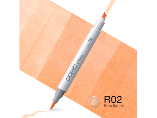 Copic Ciao dual-tip alcohol-based marker - R02 Rose Salmon