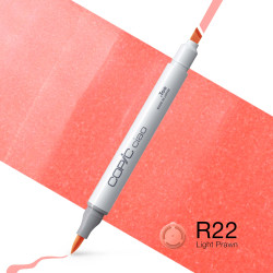 Copic Ciao dual-tip alcohol-based marker - R22 Light Prawn