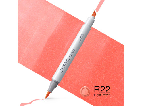 Marker dwustronny Copic Ciao - R22 Light Prawn