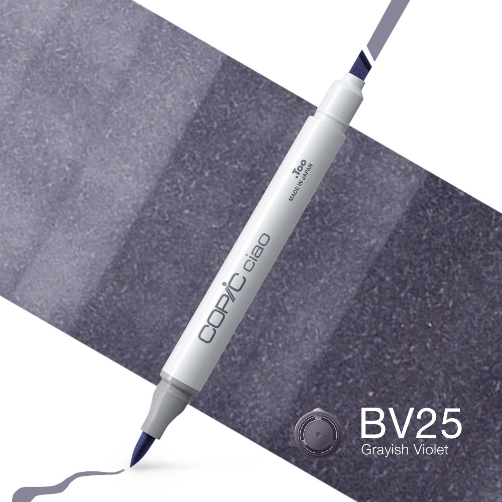 Copic Ciao dual-tip alcohol-based marker - BV25 Grayish Violet