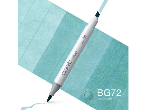 Copic Ciao dual-tip alcohol-based marker - BG72 Ice Ocean