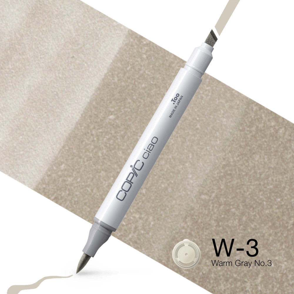 Marker dwustronny Copic Ciao - W-3 Warm Gray No. 3
