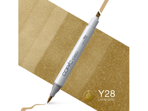 Copic Ciao dual-tip alcohol-based marker - Y28 Lionet Gold