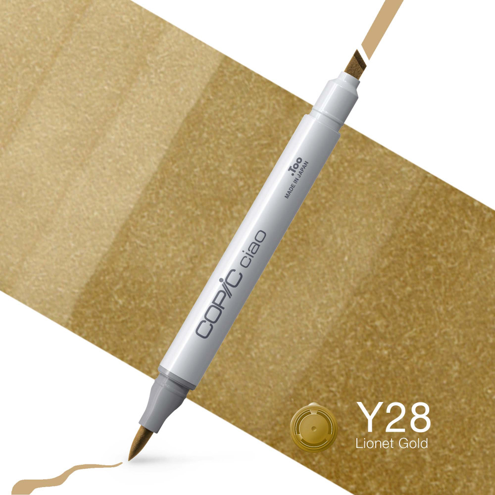 Copic Ciao dual-tip alcohol-based marker - Y28 Lionet Gold