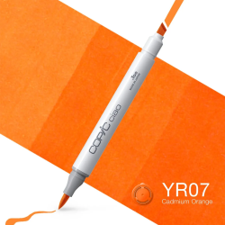 Copic Ciao dual-tip alcohol-based marker - YR07 Cadmium Orange