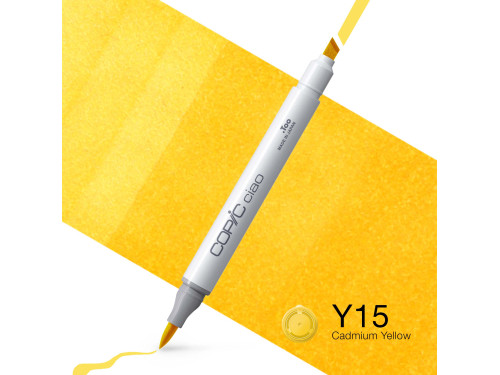 Marker dwustronny Copic Ciao - Y15 Cadmium Yellow