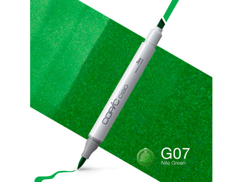 Copic Ciao dual-tip alcohol-based marker - G07 Nile Green
