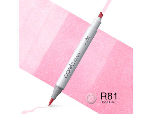 Copic Ciao dual-tip alcohol-based marker - R81 Rose Pink