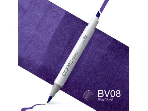 Copic Ciao dual-tip alcohol-based marker - BV08 Blue Violet