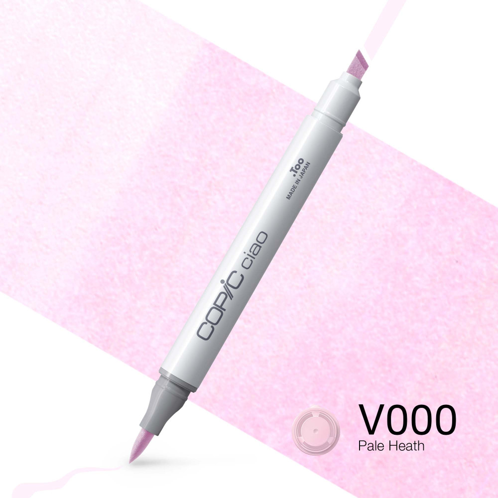 Copic Ciao dual-tip alcohol-based marker - V000 Pale Heath