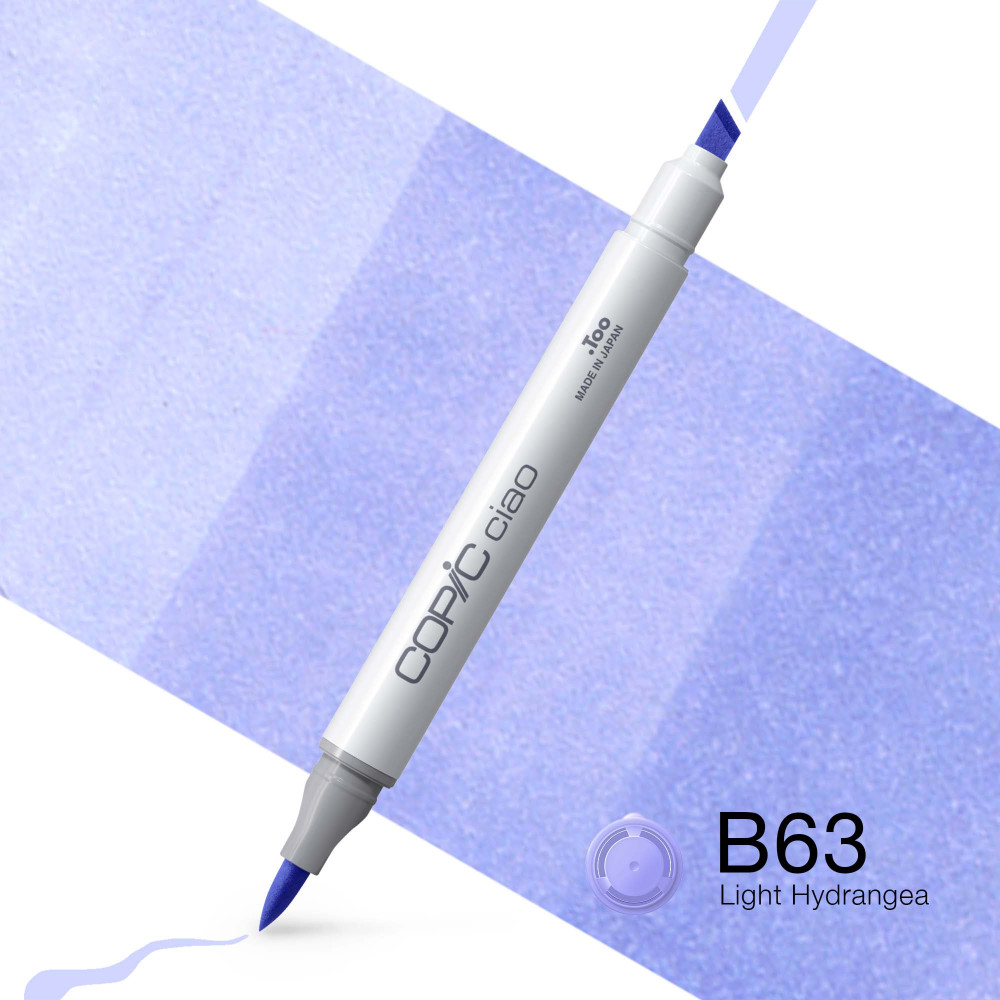 Copic Ciao dual-tip alcohol-based marker - B63 Light Hydrangea