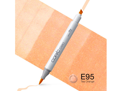 Copic Ciao dual-tip alcohol-based marker - E95 Tea Orange