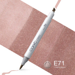 Copic Ciao dual-tip alcohol-based marker - E71 Champagne