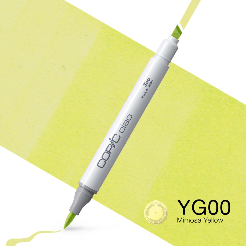 Copic Ciao dual-tip alcohol-based marker - YG00 Mimosa Yellow
