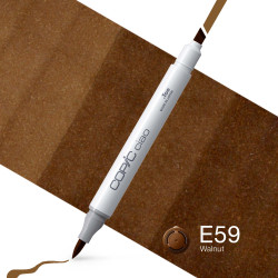 Copic Ciao dual-tip alcohol-based marker - E59 Walnut
