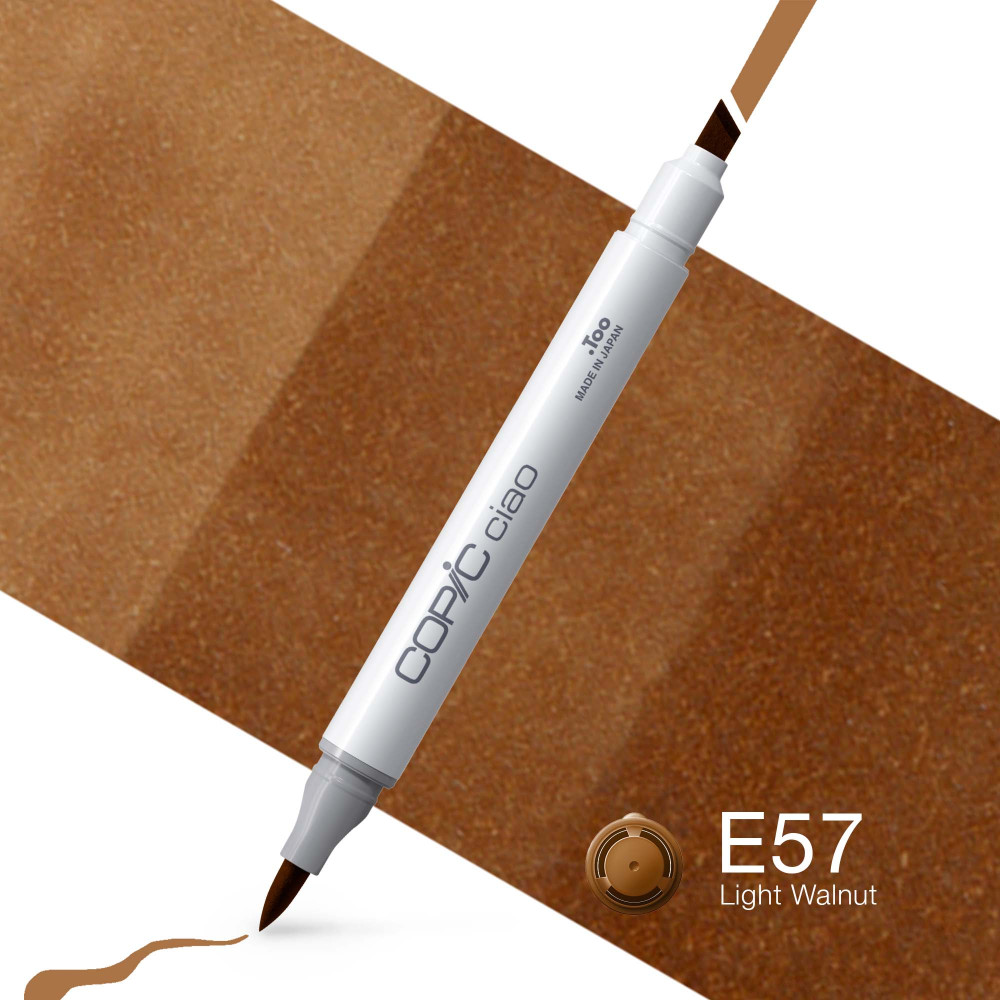 Marker dwustronny Copic Ciao - E57 Light Walnut