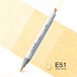 Marker dwustronny Copic Ciao - E51 Milky White