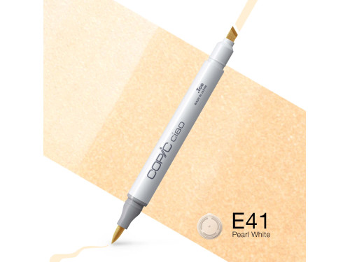 Copic Ciao dual-tip alcohol-based marker - E41 Pearl White