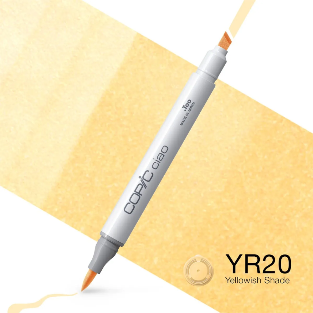 Copic Ciao dual-tip alcohol-based marker - YR20 Yellowish Shade